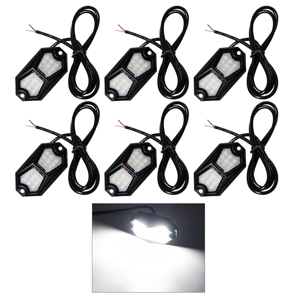 GZ5CG Led rock light six-pod setup for wide undercar illumination