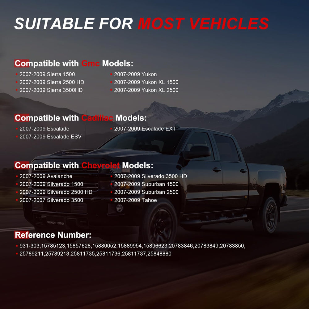 GZGN 931-303 replacement part numbers for 2007-2014 GM SUVs streamline maintenance