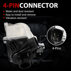 GZGN water pump aluminum housing close-up, corrosion-resistant design for longevity.