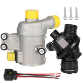 GZGN water pump assembly with aluminum housing for BMW engines