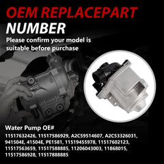 GZGN water pump wiring harness image, simplifies straightforward replacement installation.