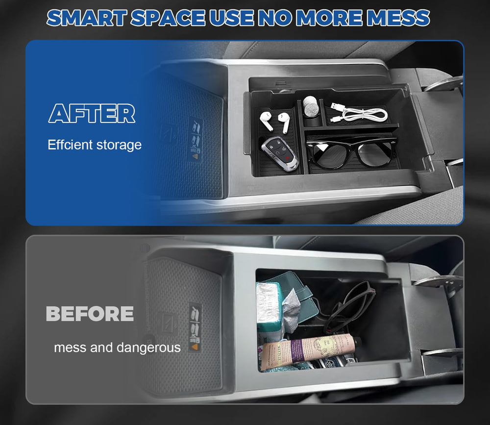GZSH tool-free-install-terrain-accessory installs quickly inside the GMC Terrain center console.