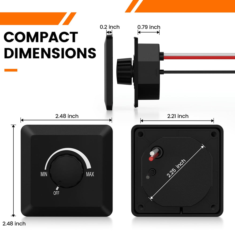 GZV RV interior setup using the dimmer to adjust ambient light