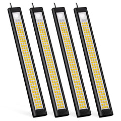 GZV 12V LED light bar front view for trailers delivers bright interior illumination