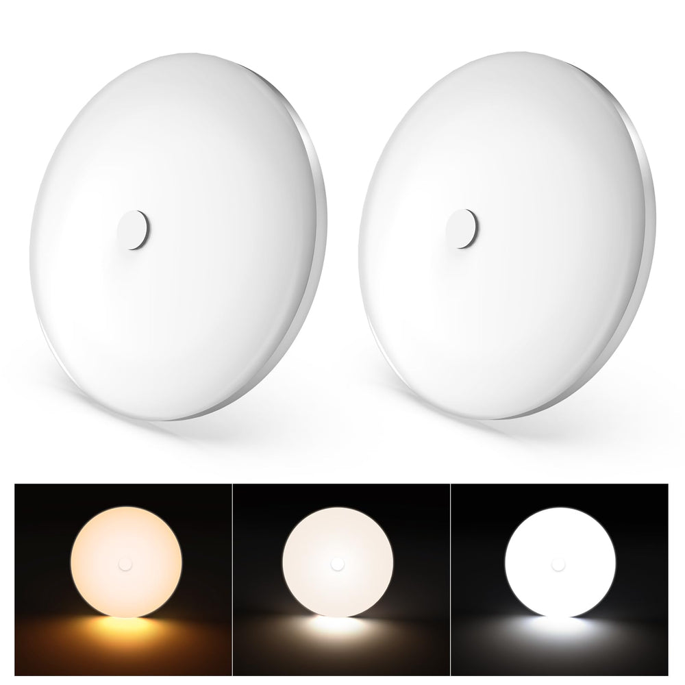 GZV RV interior light showing three color temperatures for cozy to bright ambiance.