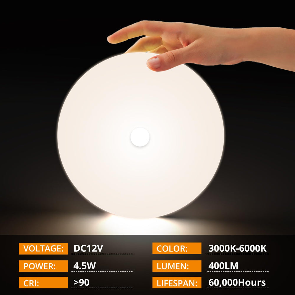 GZV RV interior light with smart memory recalls preferred setting.