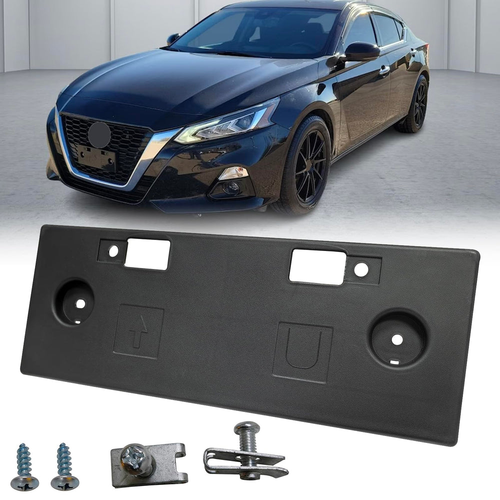 GZVKE front bumper bracket for Nissan Altima secures the license plate securely.