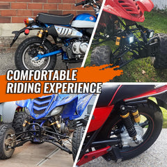 GZYF black and gold finish adds sport-bike style