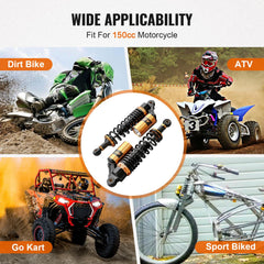 GZYF universal fit for Honda Suzuki Kawasaki Yamaha ATVs and go-karts