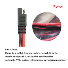 GZZTORES 10ga quick-disconnect wiring for fast, secure automotive and marine terminations.