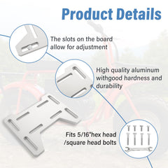 GZZTORES Coleman CT100U mount bracket secures engine reliably