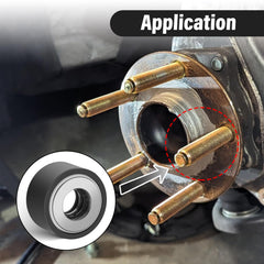 GZZTORES packaging includes 2pc tool and 3 lug nuts.