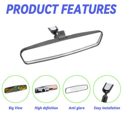 GZZTORES rear view mirror enhances visibility when reversing and parking.