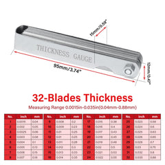 GZZTORES red-handled gap tool for easy grip and control
