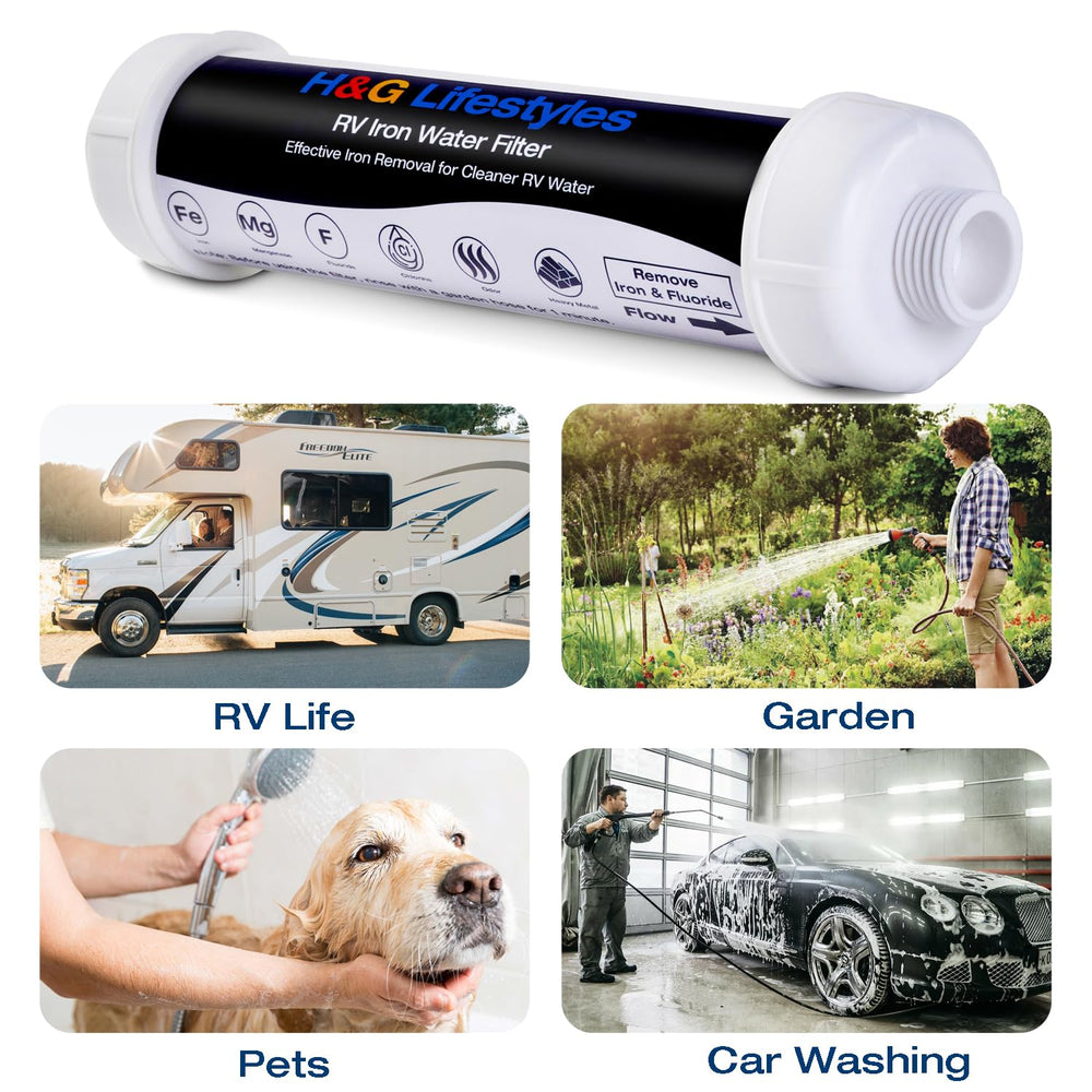 H&G Lifestyles better-tasting drinking water on RV trips with this filter.