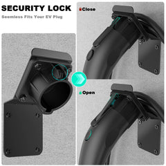 H3JANG cable management hooks prevent tripping and wall damage.