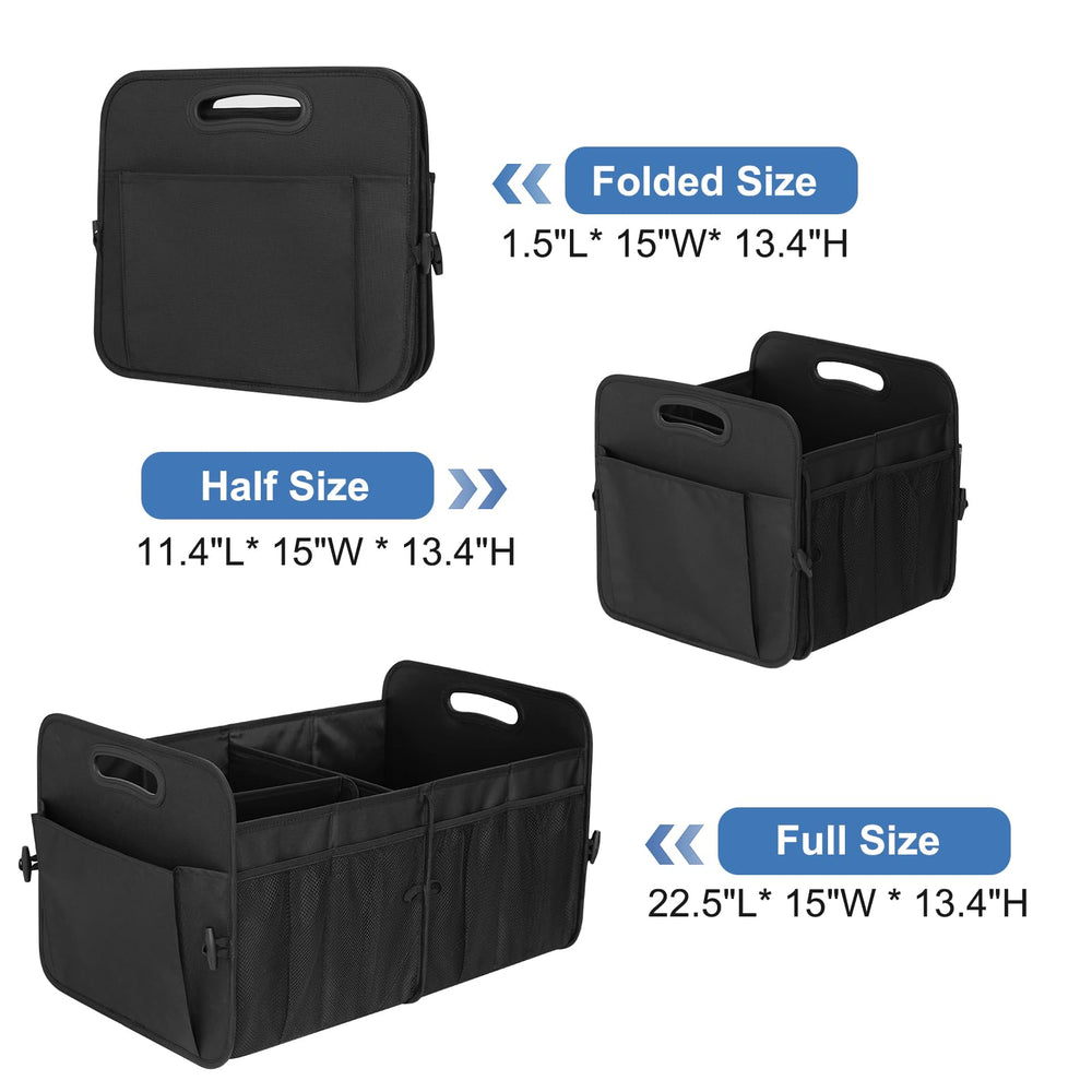 Habopet trunk organizer features 11 pockets for versatile storage