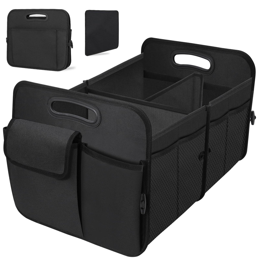 Habopet trunk organizer with collapsible design for organized SUV cargo