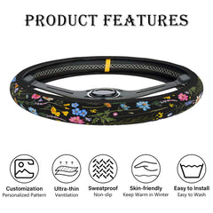 HABZTOUYI sweatproof, non-slip design keeps grip during summer driving.
