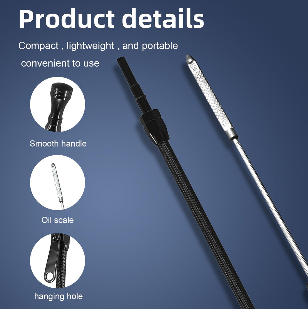 HAHAHA dual-scale markings for quarts and liters on HAHAHA dipstick