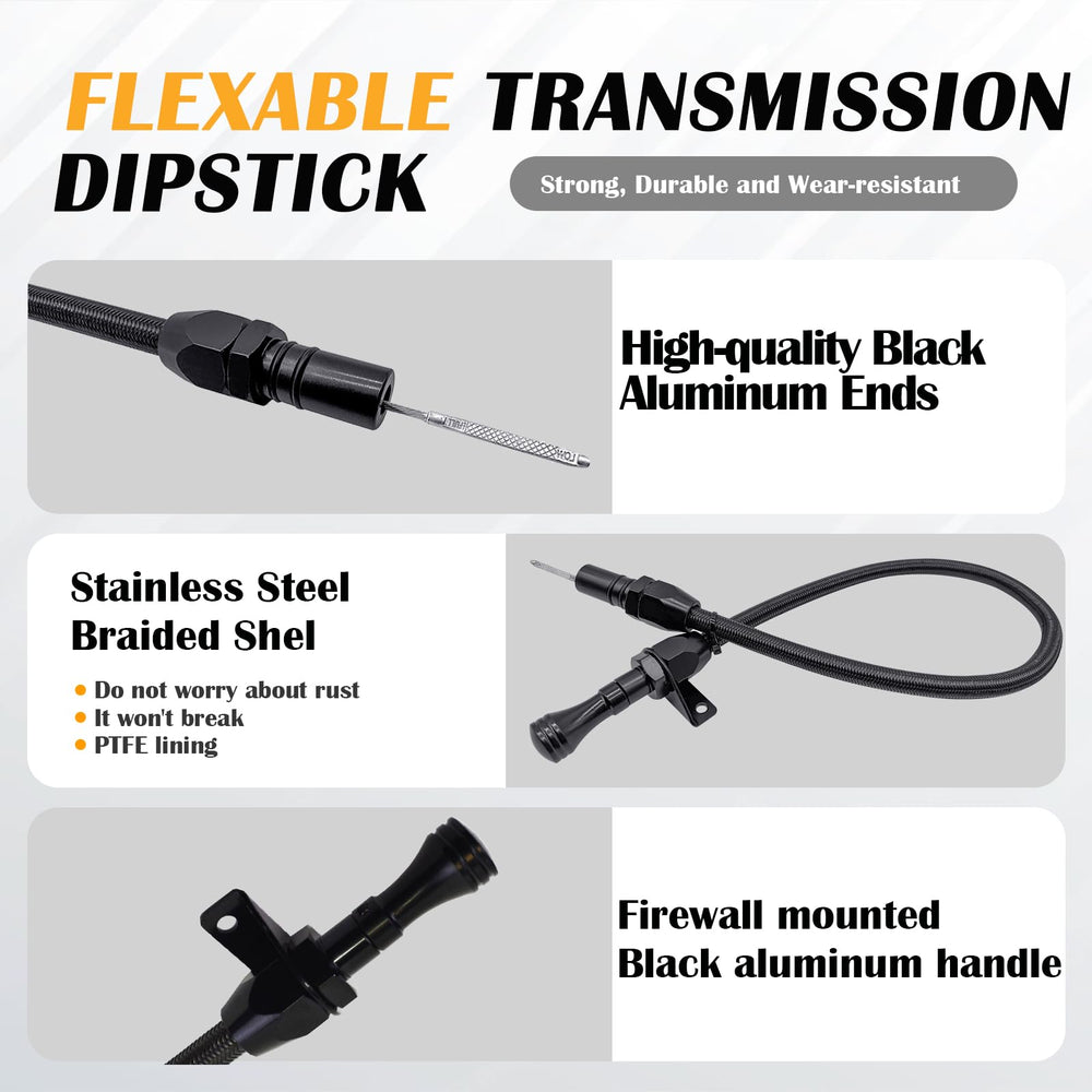 HAHAHA dipstick with durable construction supports reliable readings in demanding driving.