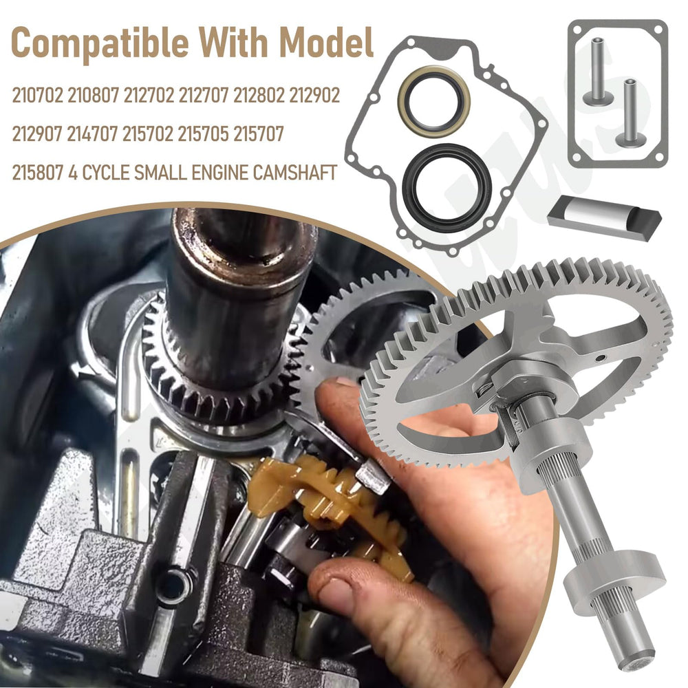 Haiouus camshaft kit installation-parts displays replacement parts ready.