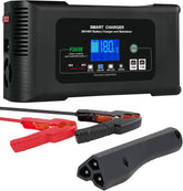 Haisito 48V golf cart charger LCD display shows status