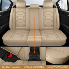 HAIYAOTIMES airbag-compatible seat cover design ensures safety and adaptability.