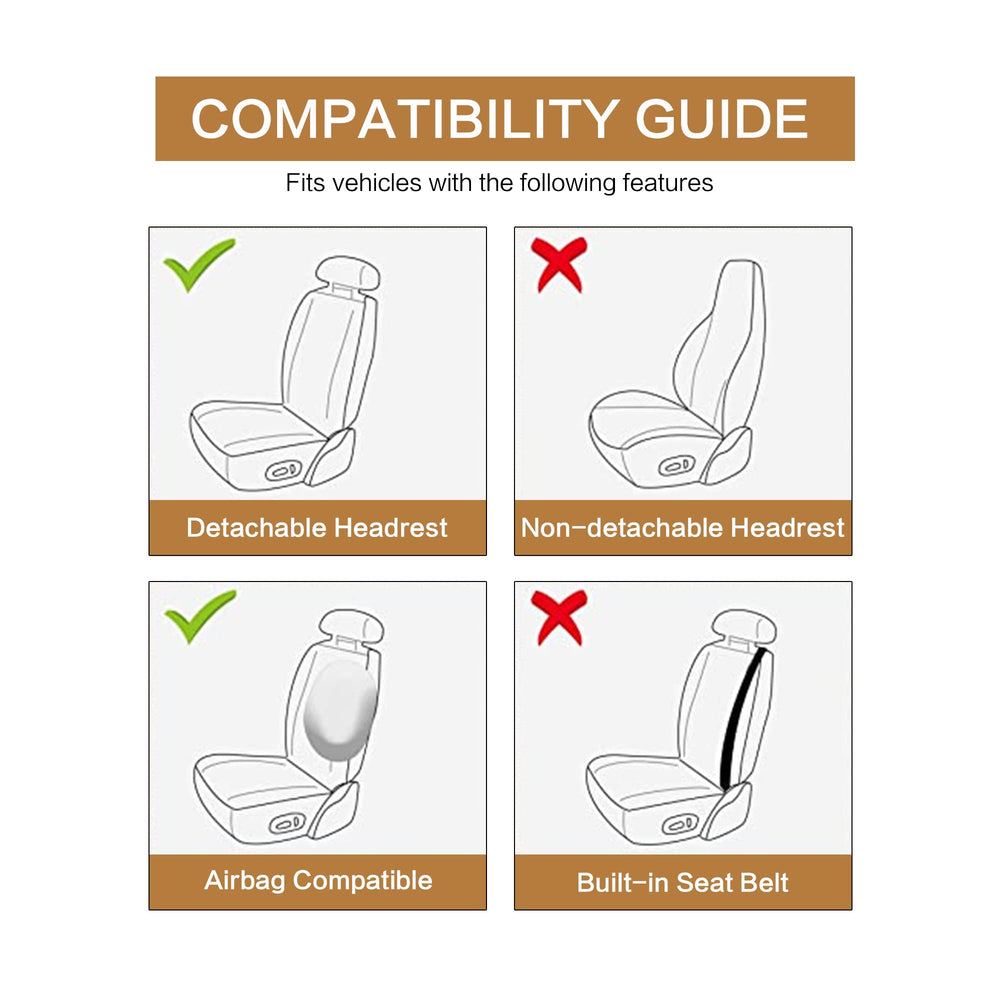 HAIYAOTIMES breathable, washable material keeps seats looking fresh.