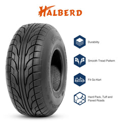 HALBERD tubeless-design image shows easy maintenance and puncture resistance.