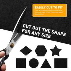 Halero underfelt for trucks and cargo areas, easy to cut.
