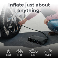 HALO Bolt Air pressure display ensures accurate inflation every time.