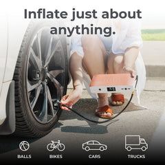 HALO Bolt Air USB power bank charging a phone on the go