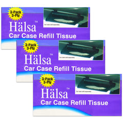 Halsa Tempo Visor Holder in car with refills, ideal for quick, tidy cleans.