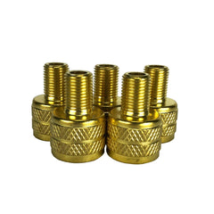 Haltec brass adapter fits over .485-26 threads for secure compatibility.
