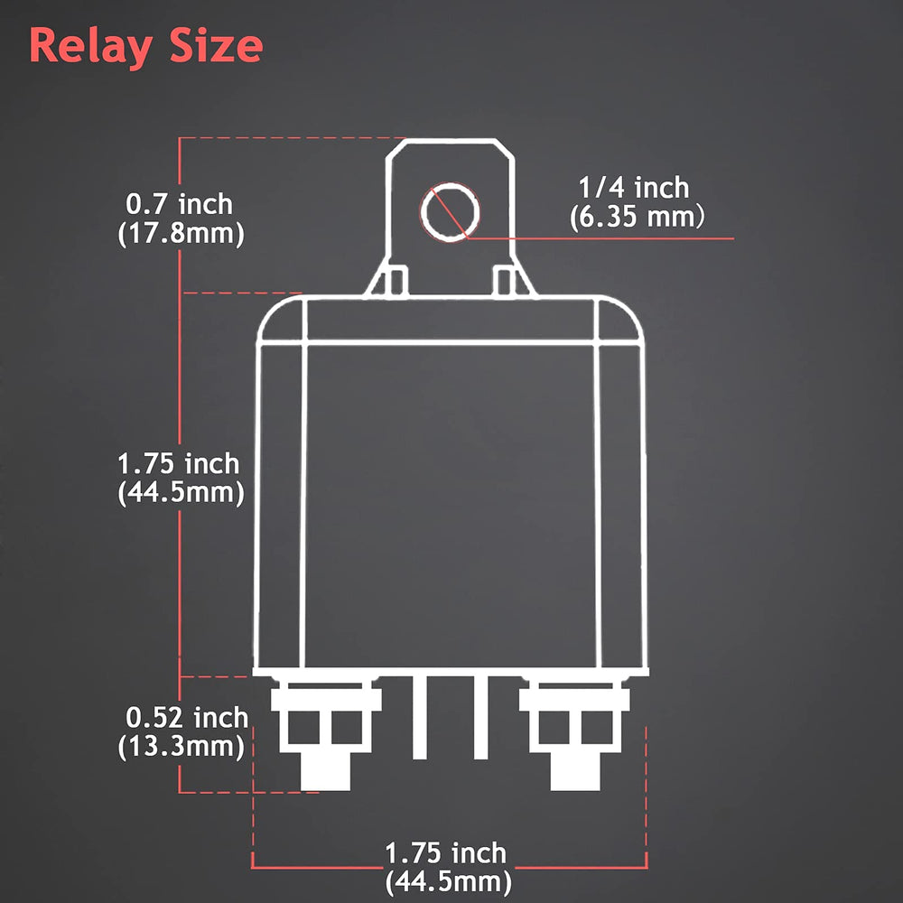 Hamolar relay installed in a truck dashboard for heavy-duty power control.