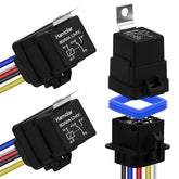 Hamolar relay kit front view showing rugged waterproof housing for automotive use.