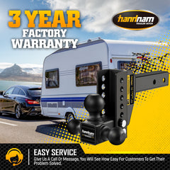 Handnam three-year warranty offers support if questions arise.