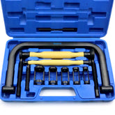 Handook valve spring compressor with C-Clamp Jaw for durable valve maintenance