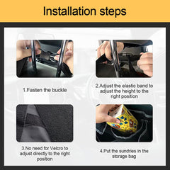 Hanemia universal-fit trunk organizer fits most cars for versatile storage.