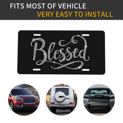 HANGWWZQ standard 6x12 inch plate fits most vehicles easily