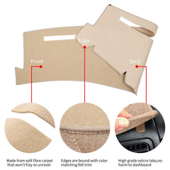 HanLanKa dash cover for Tahoe/Suburban protects from fading and cracking caused by sun exposure.