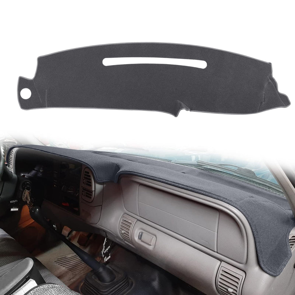 HanLanKa dash cover custom-fit for 1997-2000 Chevy/GMC with precise dashboard protection.