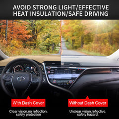 HanLanKa Yukon dash mat guards against spills and dust, keeping interior cleaner.