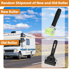 Hanotic roller included helps press tape for strong adhesion during installation