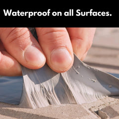 UV- and weather-resistant black HSS tape endures sun, rain, and snow on external roofs.