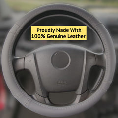 HANWOLF steering cover adds a classy factory look to your interior