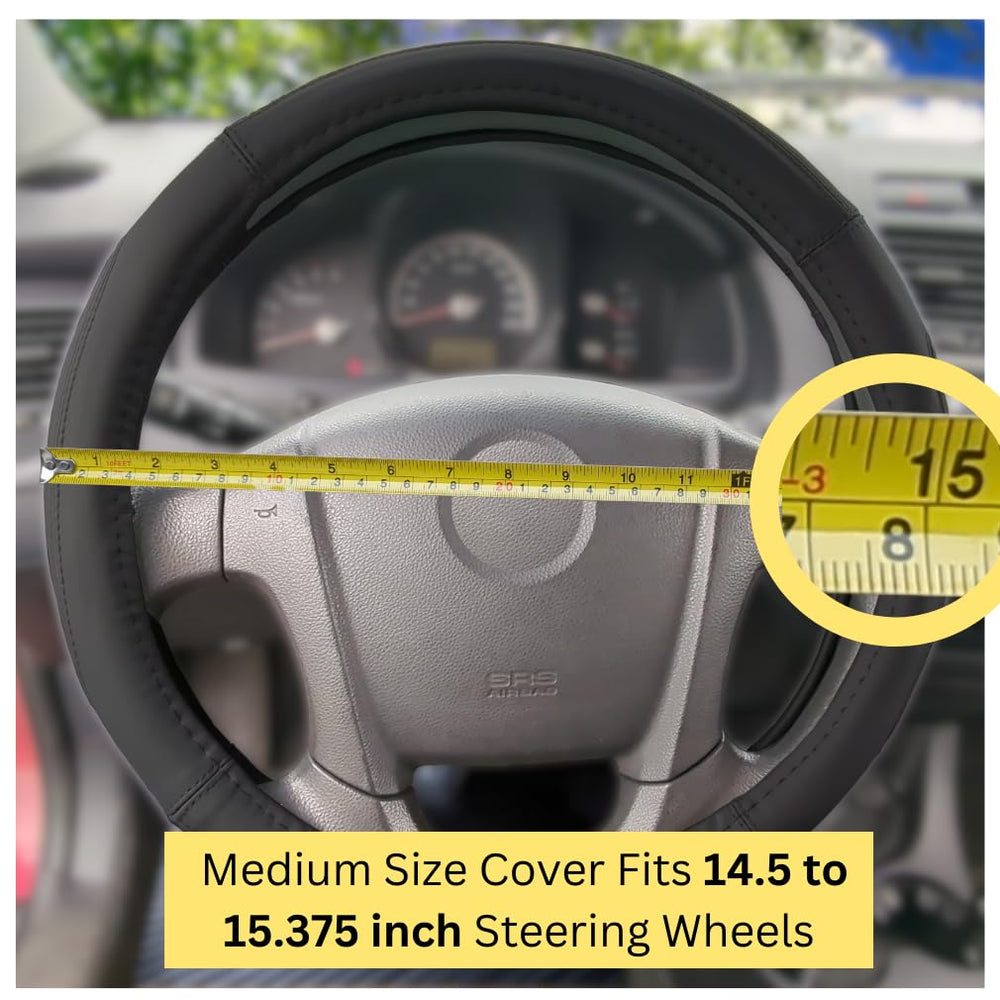 HANWOLF leather cover resists fading for a clean wheel appearance