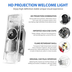 HAOGI aluminum alloy shell door light stays cool and durable during drives.