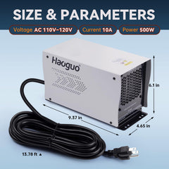 Haoguo compact engine-compartment heater fits tight spaces for easy installation.